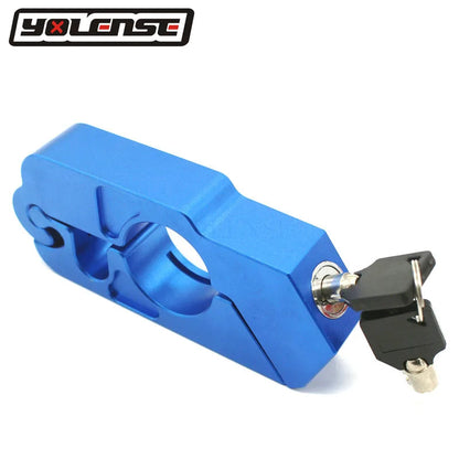 Motor Handlebar Lock Brake Clutch Security Safety Theft Protection Scooter Locks For Kawasaki Z1000 Z800 Z900 Z650 VERSYS650