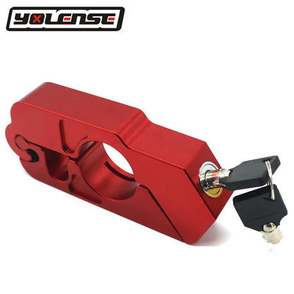 Motor Handlebar Lock Brake Clutch Security Safety Theft Protection Scooter Locks For Kawasaki Z1000 Z800 Z900 Z650 VERSYS650