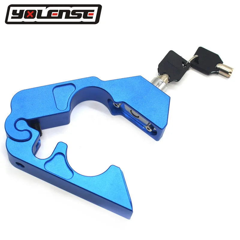 Motor Handlebar Lock Brake Clutch Security Safety Theft Protection Scooter Locks For Kawasaki Z1000 Z800 Z900 Z650 VERSYS650