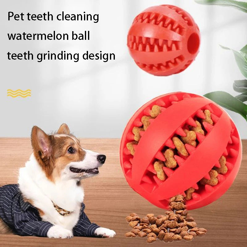 Natural Rubber Dog Chew Treat Ball