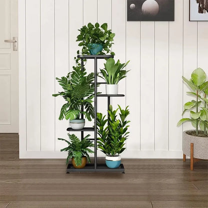 Plant Support Metal 5 Layers 6 Potted Plants Multiple Flower Pots Indoor And Outdoor Flower Pot Display Rack Courtyard Garden