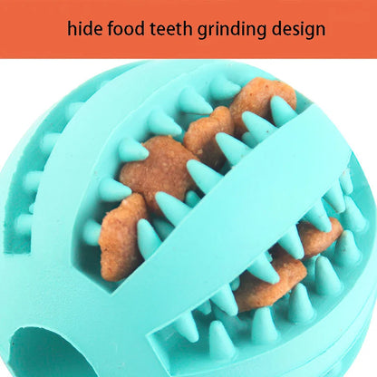 Natural Rubber Dog Chew Treat Ball