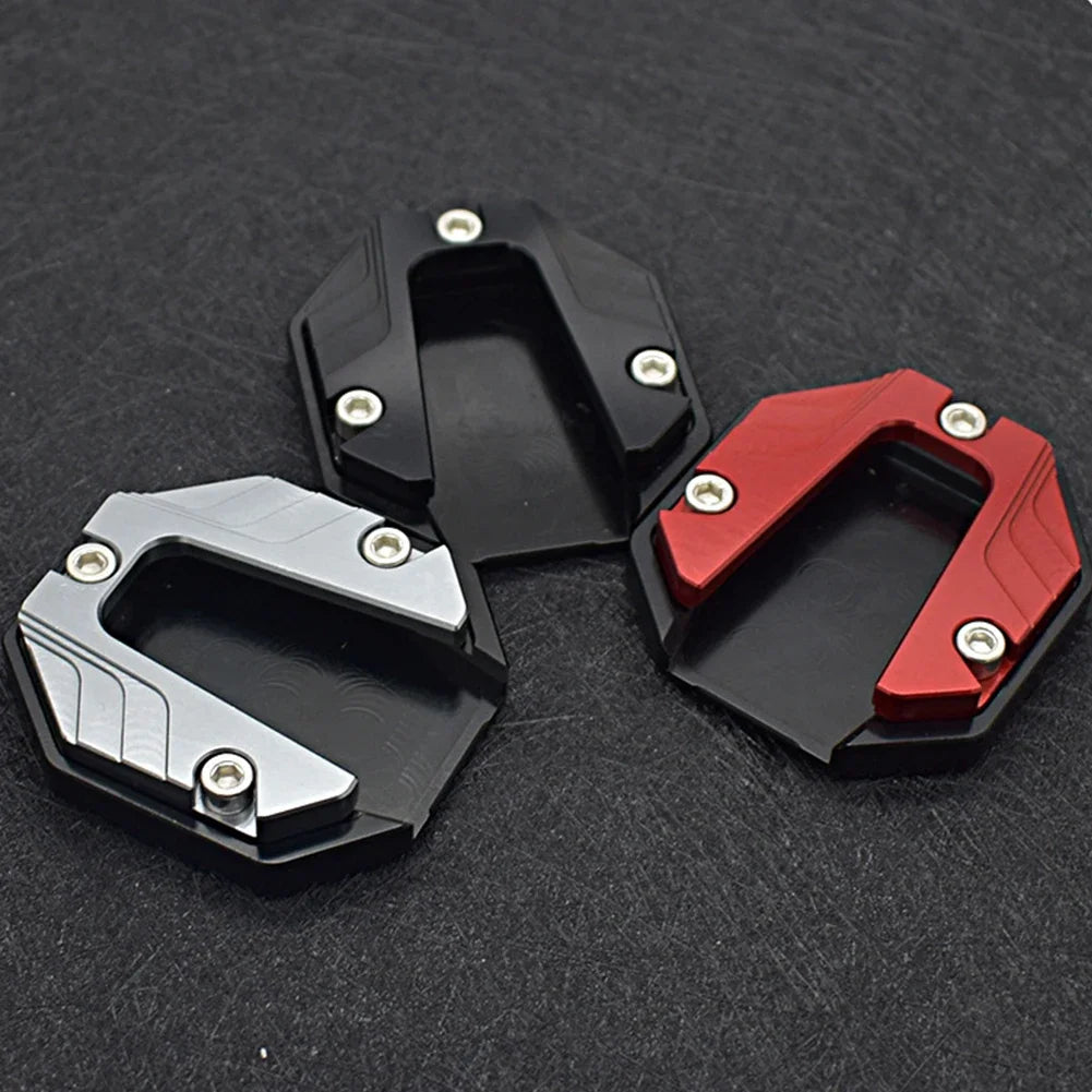 Universal Scooter Motorcycle Bike Kickstand Extender Foot Side Stand Extension Pad Support Plate Anti-skid Enlarged Base