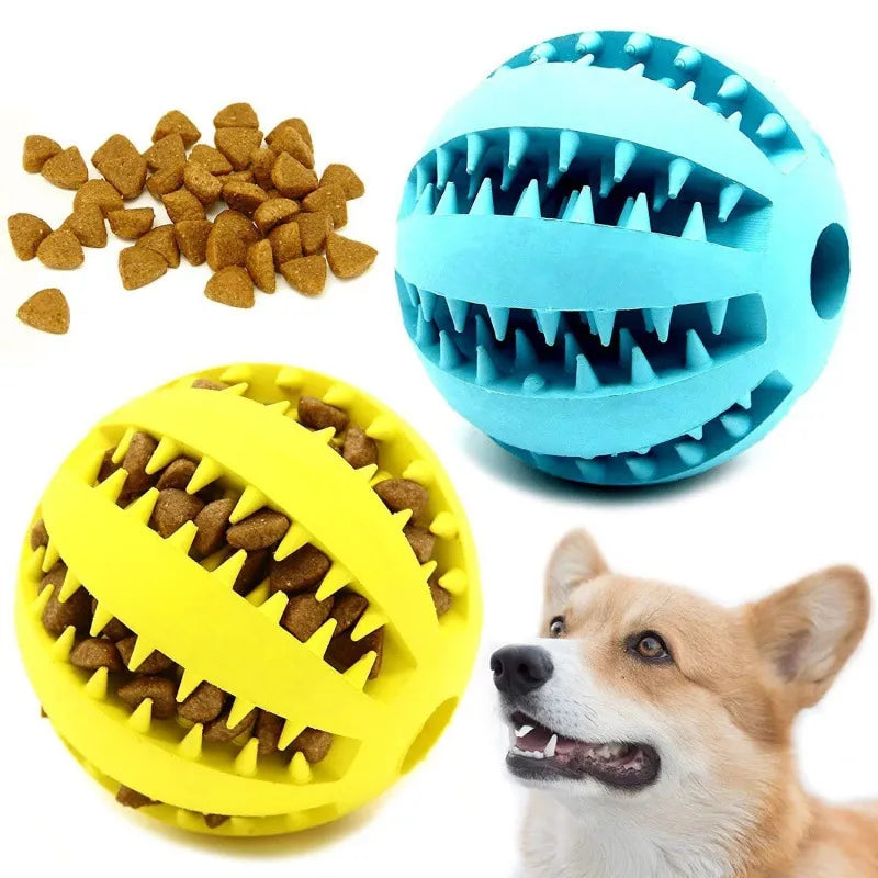 Natural Rubber Dog Chew Treat Ball