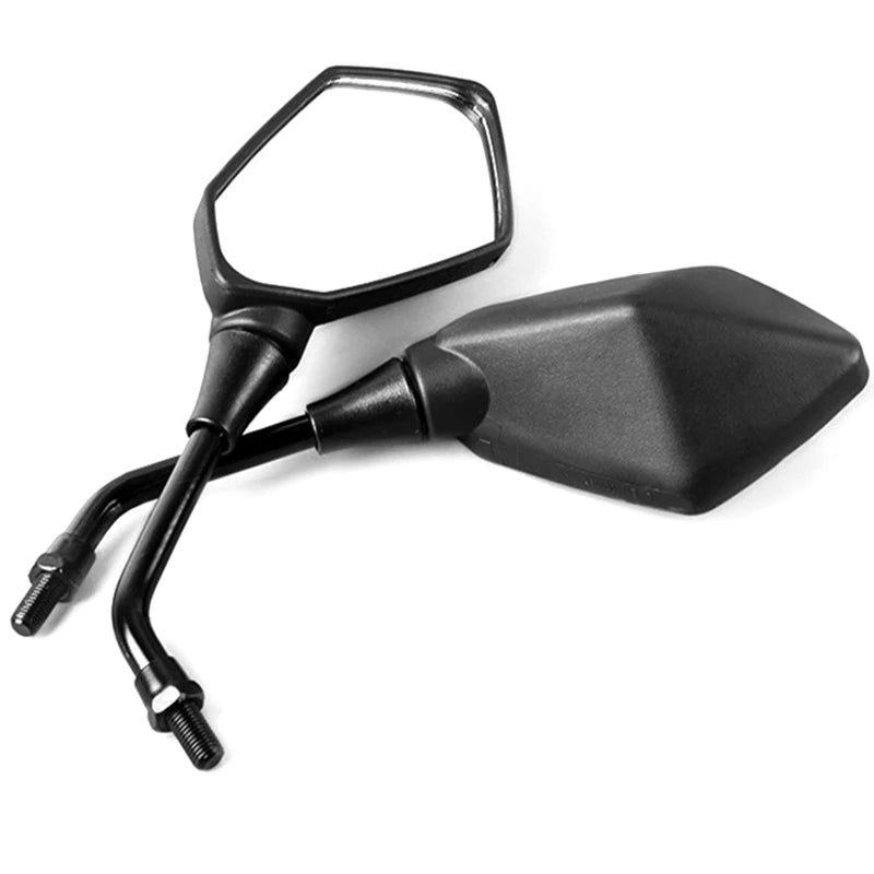 2Pcs/Pair Universial 8mm 10mm Motorcycle Mirror Scooter E-Bike Rearview Mirrors Electromobile Back Side Convex Mirror